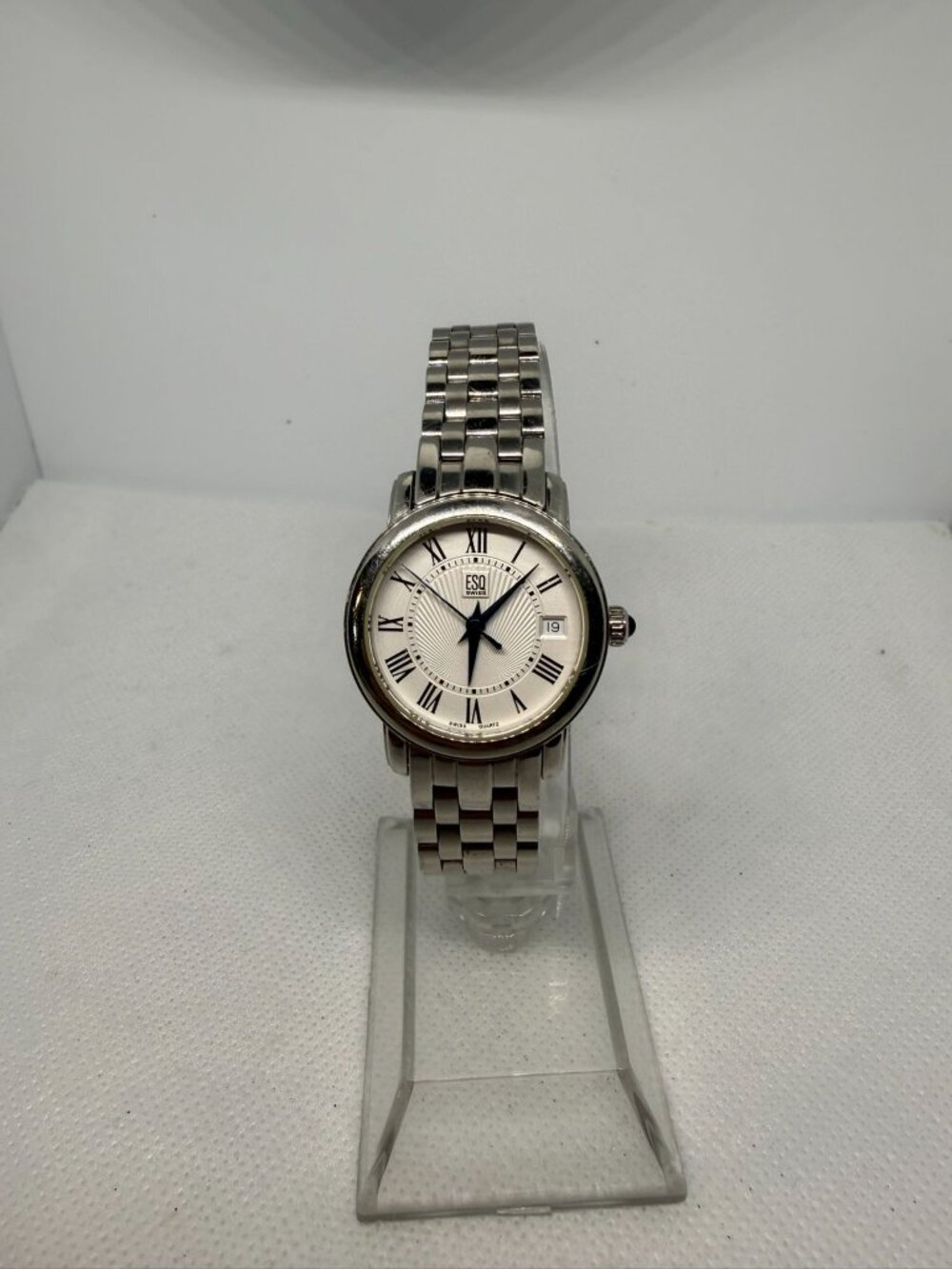 ESQ by Movado E5350 Women's 25mm Swiss Quartz Classic SS Bracelet Watch